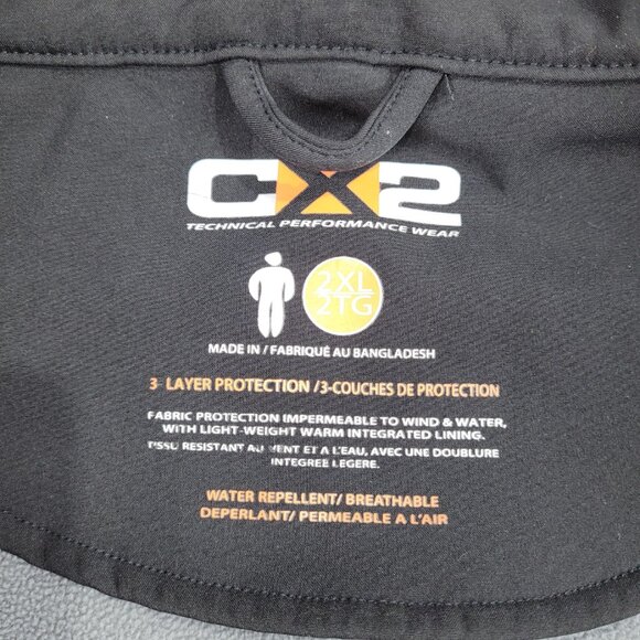 CX2 Cat Caterpillar Full-Zip Jacket Wind Water Repellent Mens size 2XL - Picture 3 of 3